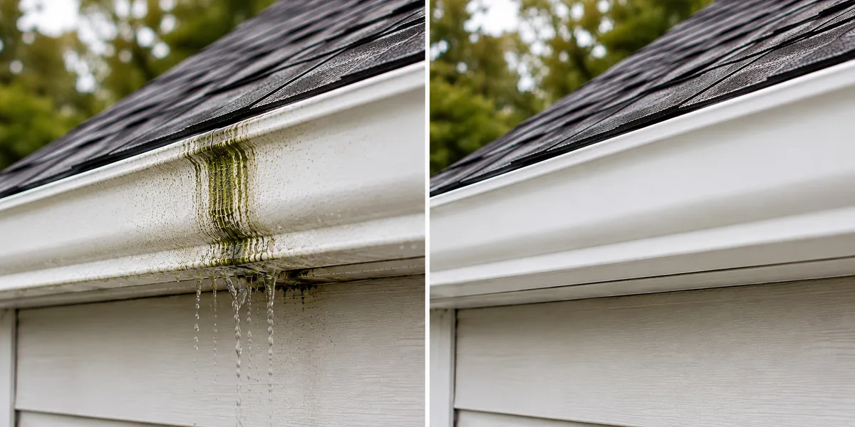 Professional gutter cleaning service