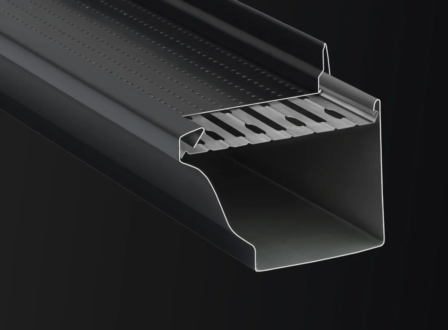 HoverPro floating continuous hanger with built-in guard